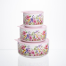 Контейнери для їжі порцелянові Flowers 9,5/13/15 см Yiwu TS-3P-2
