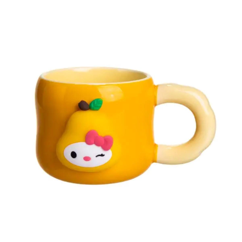 Чашка порцелянова з магнітом Sanrio 400 (мл) подарункова кружка прикольна чашка для дітей на подарунок Помаранчевий FM-37B Чашка порцелянова з магнітом Sanrio 400 (мл) подарункова кружка прикольна чашка для дітей на подарунок Помаранчевий FM-37B