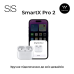 TWS Bluetooth навушники SmartX Pro 2 Premium з мікрофоном шумозаглушенням зарядним кейсом IPX5 білі, бездротові вкладки