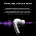 TWS Bluetooth навушники SmartX Pro 2 Premium з мікрофоном шумозаглушенням зарядним кейсом IPX5 білі, бездротові вкладки