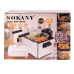 Фритюрниця електрична Sokany 5 літрів 3 кошики велика для кафе, електрофритюрниця настільна смаження фрі