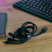Кабель універсальний lightning micro usb type c для заряджання телефона, дріт для передавання даних шнур багаторознімний 3в1