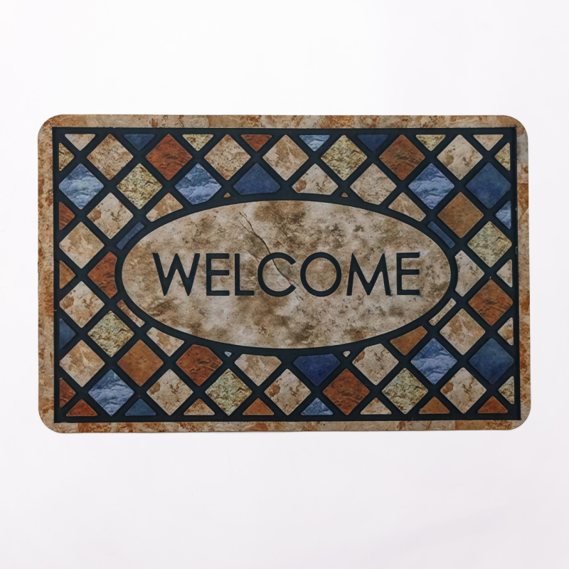 Килимок придверний Framed Welcome 58*38 см діатомітовий HP-42-40