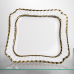 Тортовниця порцелянова Aurelia 30*30 см Yiwu LB-SBW-78