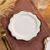 Тарілка десертна порцелянова Antique White 20 см Yiwu HKPP-8 Тарілка десертна порцелянова Antique White 20 см Yiwu HKPP-8
