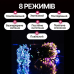 Гірлянда Кінський хвіст Мішура 1200 LED 20 ниток 2 м зелена, мультиколор GarlandoPro D1200L2MGML