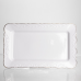 Тортівниця на ніжці White Square 30.5*30.5 см порцелянова квадратна Yiwu 120-YH-HG061