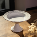 Фруктовниця на ніжці White Square 21.5 см порцелянова кругла Yiwu 120-YH-HG056 Фруктовниця на ніжці White Square 21.5 см порцелянова кругла Yiwu 120-YH-HG056