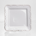 Блюдо сервірувальне порцелянове Pearl 15*15 см Yiwu 120-YH-HG046