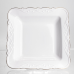 Фруктовниця на ніжці White Square 21.5*21.5 см порцелянова квадратна Yiwu 120-YH-HG057 Фруктовниця на ніжці White Square 21.5*21.5 см порцелянова квадратна Yiwu 120-YH-HG057