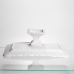 Тортівниця на ніжці White Square 35.5*35.5 см порцелянова квадратна Yiwu 120-YH-HG060 Тортівниця на ніжці White Square 35.5*35.5 см порцелянова квадратна Yiwu 120-YH-HG060
