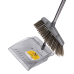 Комплект віник щітка совок довга ручка 25×25×95 см сірий Household HP-35015-7G