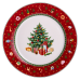 Набір новорічних тарілок із порцеляни Christmas 7 (шт) Ø26.5/19 см Yiwu HP-SDHK-10 Набір новорічних тарілок із порцеляни Christmas 7 (шт) Ø26.5/19 см Yiwu HP-SDHK-10