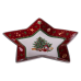 Блюдо сервірувальне новорічне Christmas 25.5см для закусок Yiwu HP-SDHK-19 Блюдо сервірувальне новорічне Christmas 25.5см для закусок Yiwu HP-SDHK-19