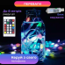 Розумна гірлянда Smart 200 LED довжина 2 м з керуванням зі смартфона прозора, мультиколор 1733042W