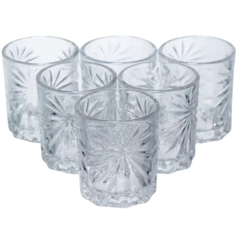 Набір чарок для віскі Shot glass 6 штук по 75 мл HP-17-34 Набір чарок для віскі Shot glass 6 штук по 75 мл HP-17-34