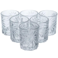 Набір чарок для міцних напоїв Shot glass 6 штук по 75 мл HP-17-36