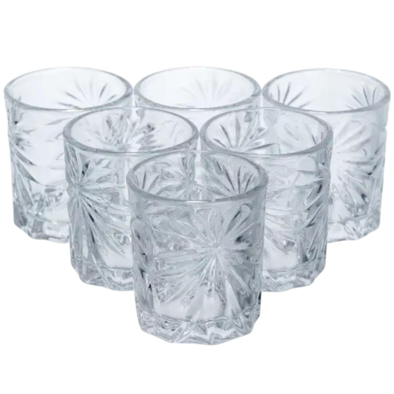 Набір чарок для міцних напоїв Shot glass 6 штук по 75 мл HP-17-36