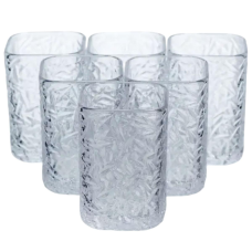 Набір склянок для напоїв Matrix Glass 6 штук по 195 мл HP-17-42