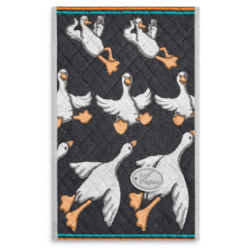 Рушник кухонний 25*50 см котоновий сірий Colorful Home 85-213-800G Рушник кухонний 25*50 см котоновий сірий Colorful Home 85-213-800G