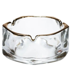 Попільничка скляна 12 см Yiwu HP-34-66