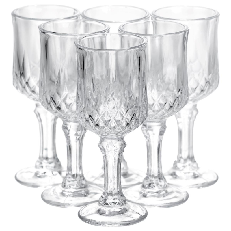Набір чарок на ніжці Vintage Crystal для міцних напоїв 6 штук 50 мл Yiwu HP-34-75