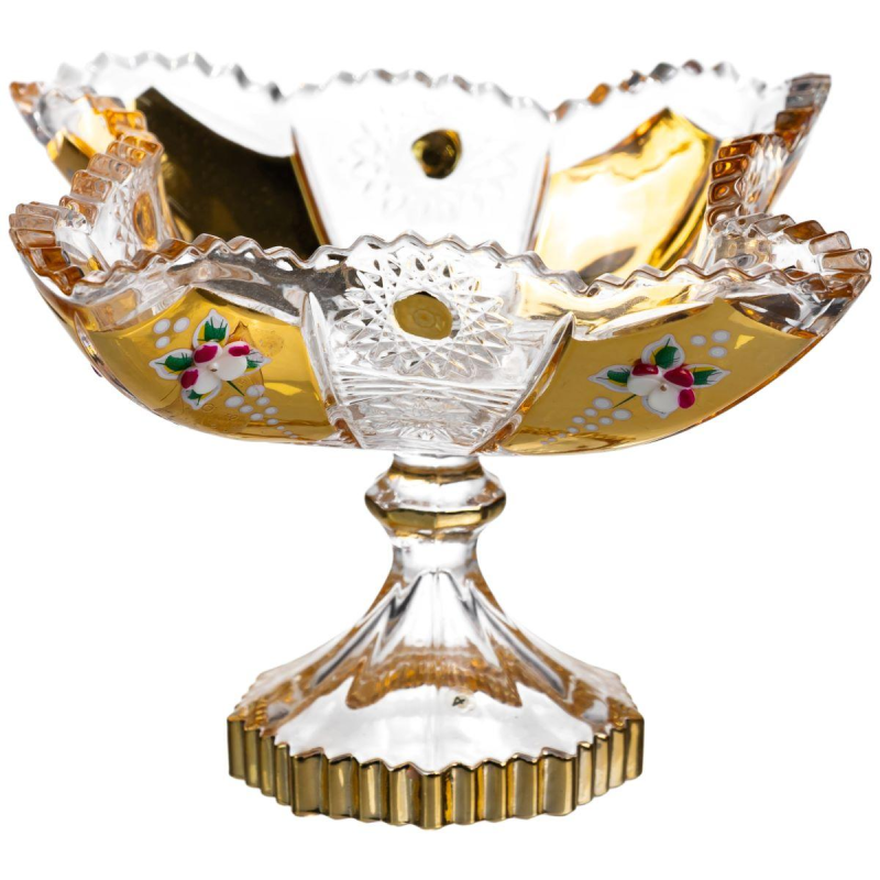 Цукерниця скляна Crystal 12 см Yiwu HP-34-139 Цукерниця скляна Crystal 12 см Yiwu HP-34-139
