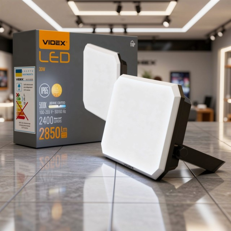 Прожектор для фасадів 30W 5000K, Прожектор діодний вуличний, Прожектор вуличний світлодіодний, Прожектор для освітлення двору, XBE