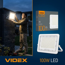 Світлодіодний прожектор для вуличного освітлення 100W 5000K, Фасадні прожектори, Прожектор світлодіодний вуличний потужний, XBE