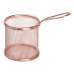 Кошик сервірувальний для картоплі фрі та снеків 9×9 см  Рожевий HP-19-5-R