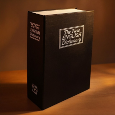 Металева скарбничка Malatec (Польща), Сейф скарбничка, Подарунок книга сейф, Скарбничка книга сейф, Книга-сейф міні, XBE