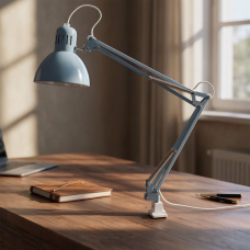 Настільна лампа для роботи IKEA, Лампа настільна мінімалізм, Настільна лампа на високій ніжці, Лампа для навчання, XBE