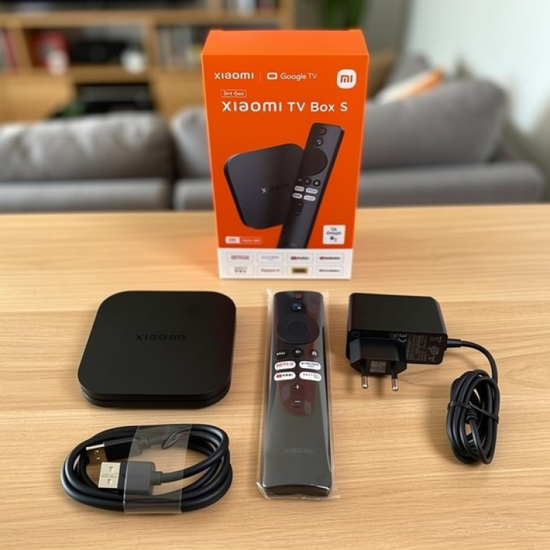 Тв приставка андроїд з голосовим керуванням Xiaomi, Смарт приставка з шарингом, Приставки з офіційним android tv, XBE