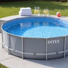 Каркасний басейн на піддонах (305х76см) Intex, Басейн каркасний глибокий, Каркасний надувний басейн, XBE