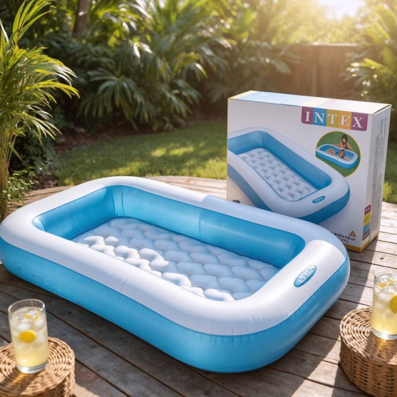 Дитячий басейн для дачі надувний Intex, Відкритий басейн для дітей, Маленькі дитячі надувні басейни, XBE