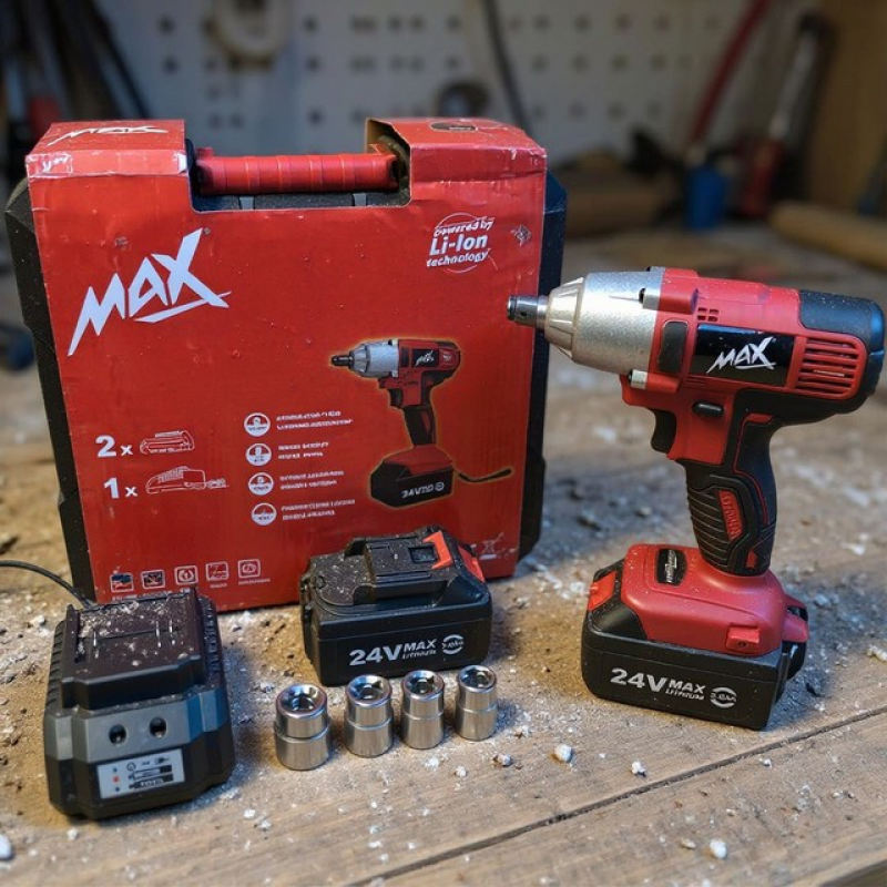 Електро ударний гайковерт 3000W 24V/3Ah MAX (Польща), Гайковерти акумуляторні, XBE