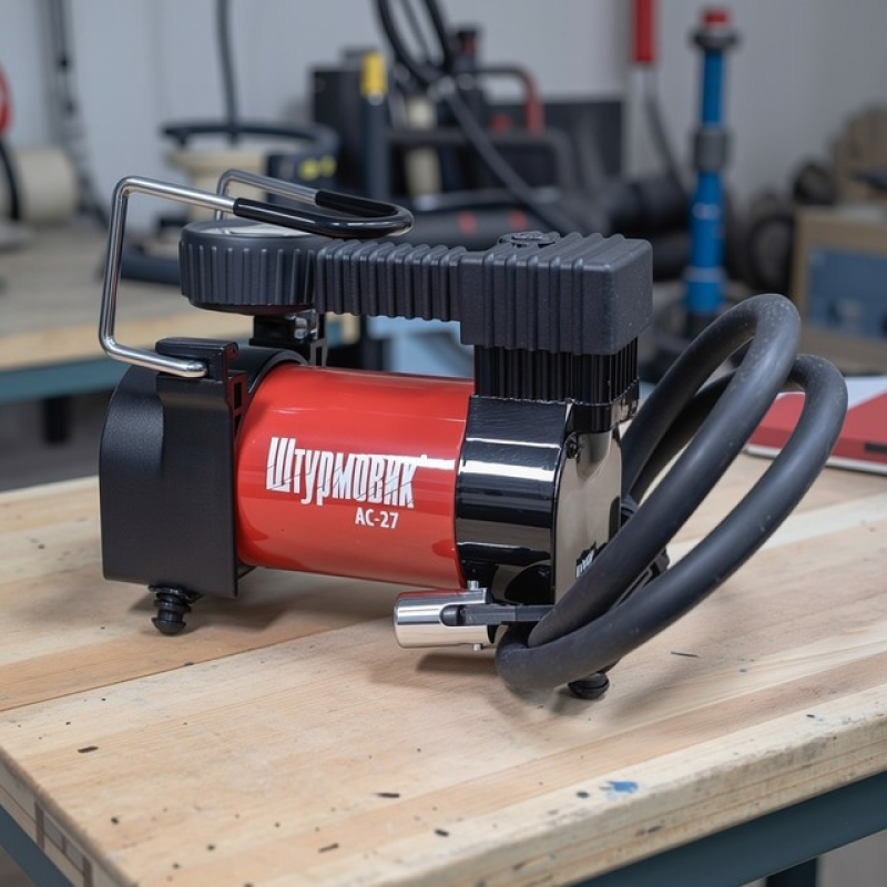 Компресор насос автомобільний (35л/ 100psi/ 12Amp), Компресор для шин, Електро насос для шин, XBE