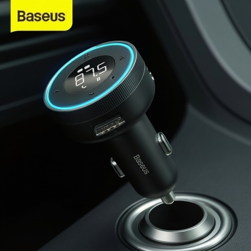 Універсальний автомобільний фм модулятор трансмітер Baseus, Fm-модулятор багатофункціональний для прийому дзвінків, XBE