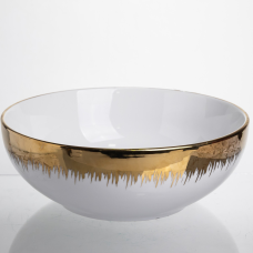 Салатниця порцелянова Golden Eye 26 см Yiwu DD26-31