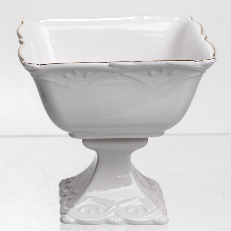 Цукерниця порцелянова Pearl 12,5*12,5 см Yiwu 120-YH-HG055