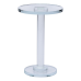 Тортівниця скляна на ніжці 18 см кругла HP-4-68M
