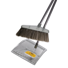 Комплект віник щітка совок довга ручка 25×25×95 см зелений Household HP-35015-7GR