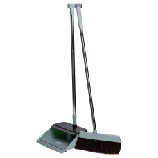 Комплект віник щітка совок довга ручка 26×24×103 см зелений Household HP-35015-10GR