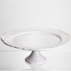 Тортівниця порцелянова Pearl 30,5 см Yiwu 120-YH-HG043