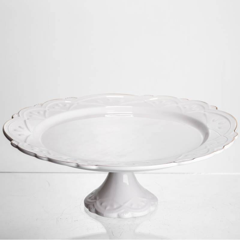 Тортівниця порцелянова Pearl 30,5 см Yiwu 120-YH-HG043