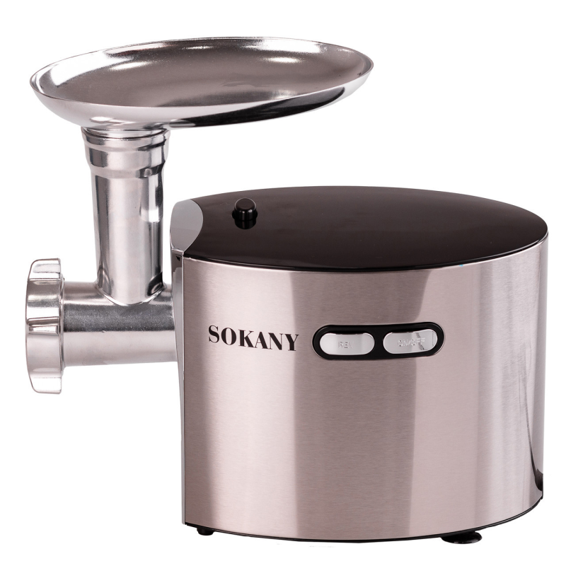 М“ясорубка Sokany SK091 для дому 2500 Вт сталь