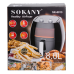 Аерофритюрниця Sokany на 8 літрів 1800 Вт чорна SK8013