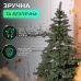 Лита штучна ялинка 2.5 м зелена, новорічна ялинка Карпатська V18 ялинка штучна реалістична Преміум KOS-KARPGR25