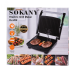 Гриль контактний Sokany KJ202SS 2000 Вт