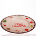 Новорічна тарілка з порцеляни Merry Christmas т Ø27.5 см CR-1-39